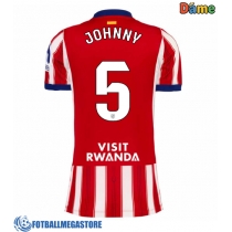 Fotballdrakt Dame Atletico Madrid Johnny Cardoso #5 Hjemmedrakt 2026-27 Kortermet